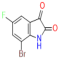 7-bromo-5-fluoroindoline-2,3-dione 7-bromo-5-fluoroindoline-2,3-dione